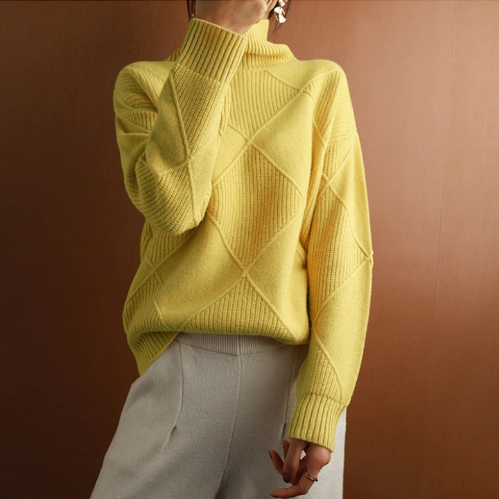 Rollkragen Pullover Damen Strick | Oversize & Weich