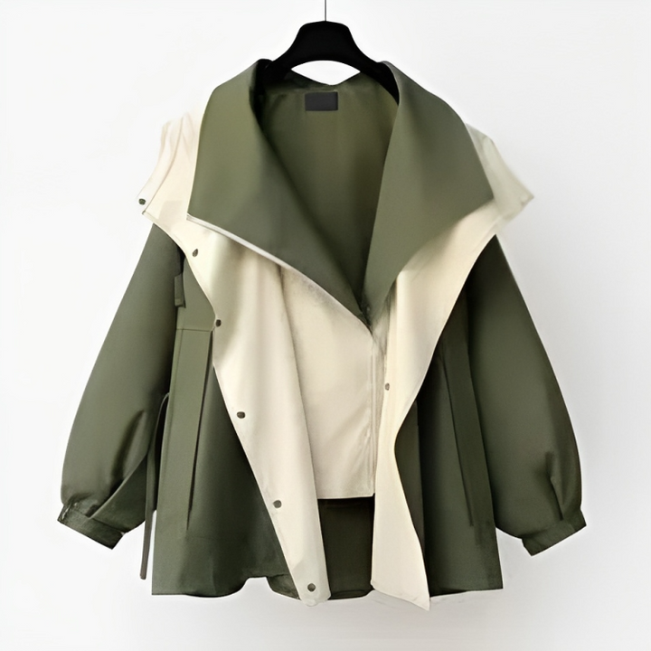 Regenjacke Damen Zweifarbig | Stylisch & Leicht