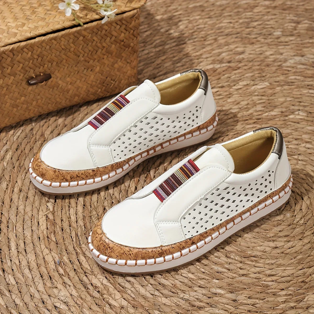 Damen Freizeit Slip-On Schuhe | Atmungsaktiver Komfort