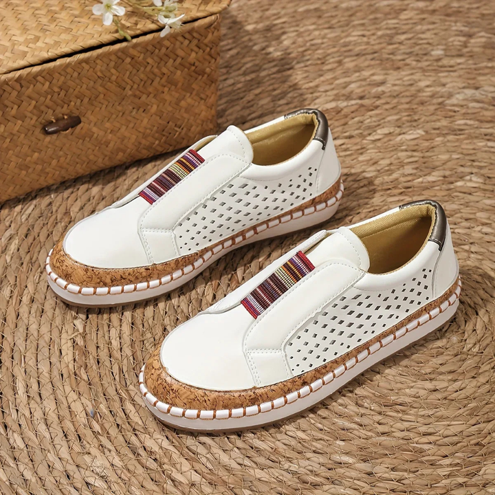 Damen Freizeit Slip-On Schuhe | Atmungsaktiver Komfort