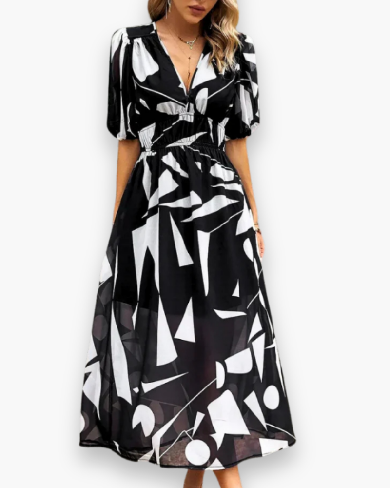 Women’s Luftiges Blumenkleid | Sommer Midi