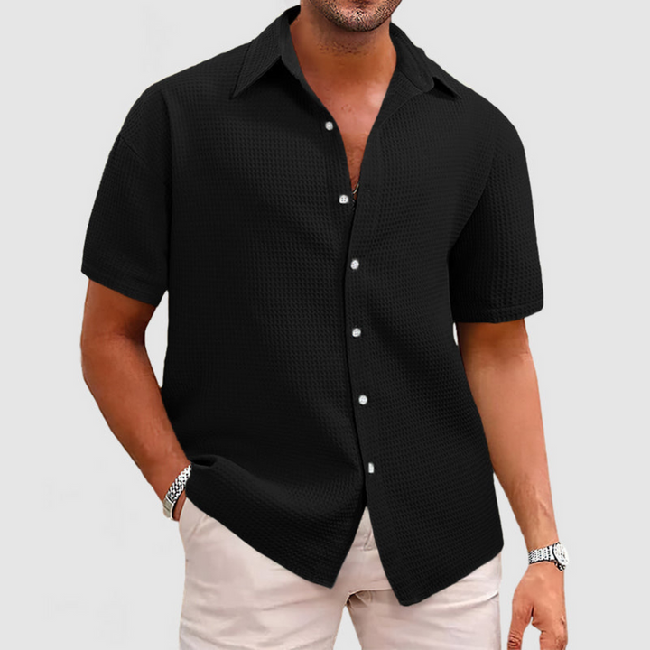 Herren Klassisches Button-up Hemd | Sommerlich