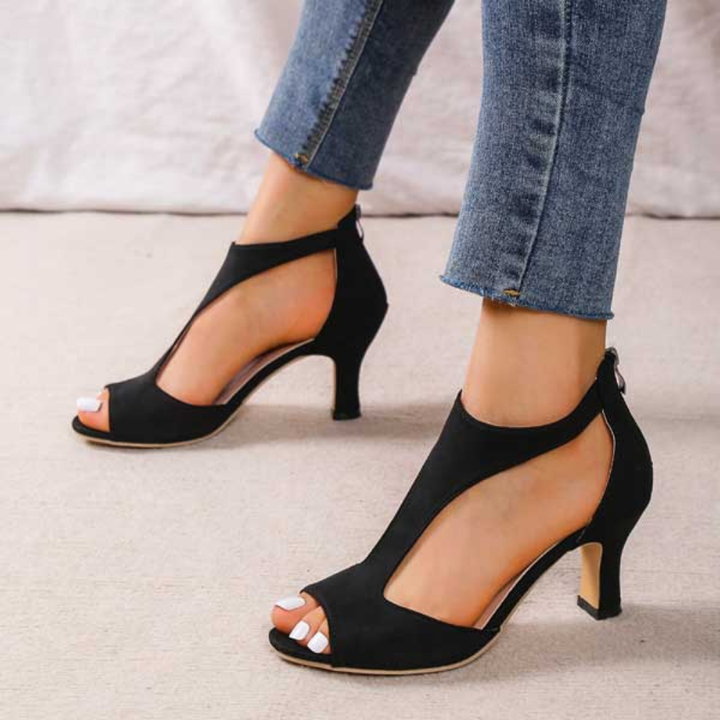 Damen Elegante Sandalen mit Absatz | Vielseitige Sommer-Heels