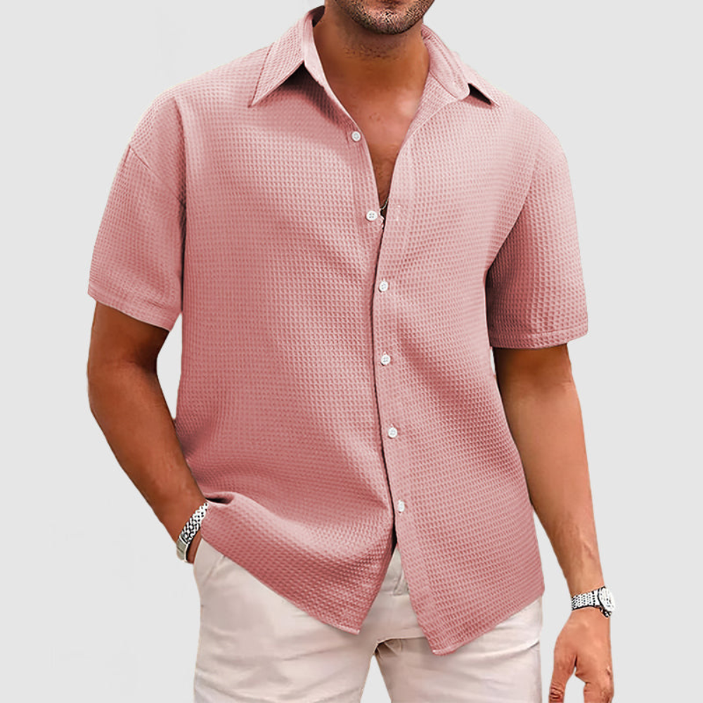 Herren Klassisches Button-up Hemd | Sommerlich