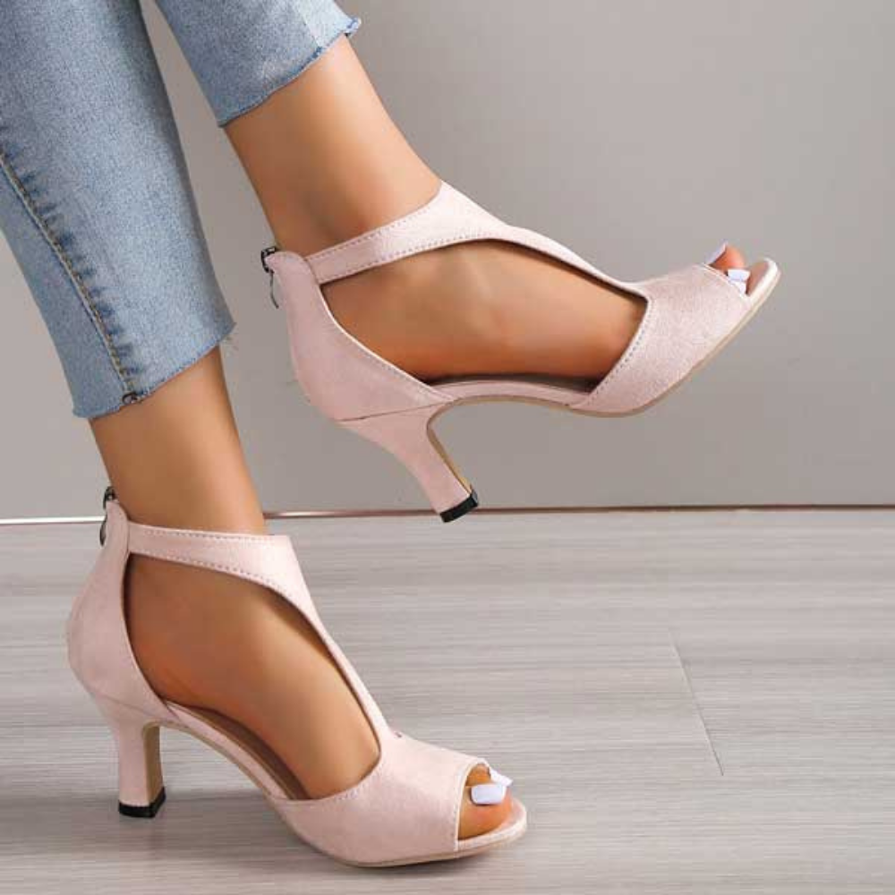 Damen Elegante Sandalen mit Absatz | Vielseitige Sommer-Heels