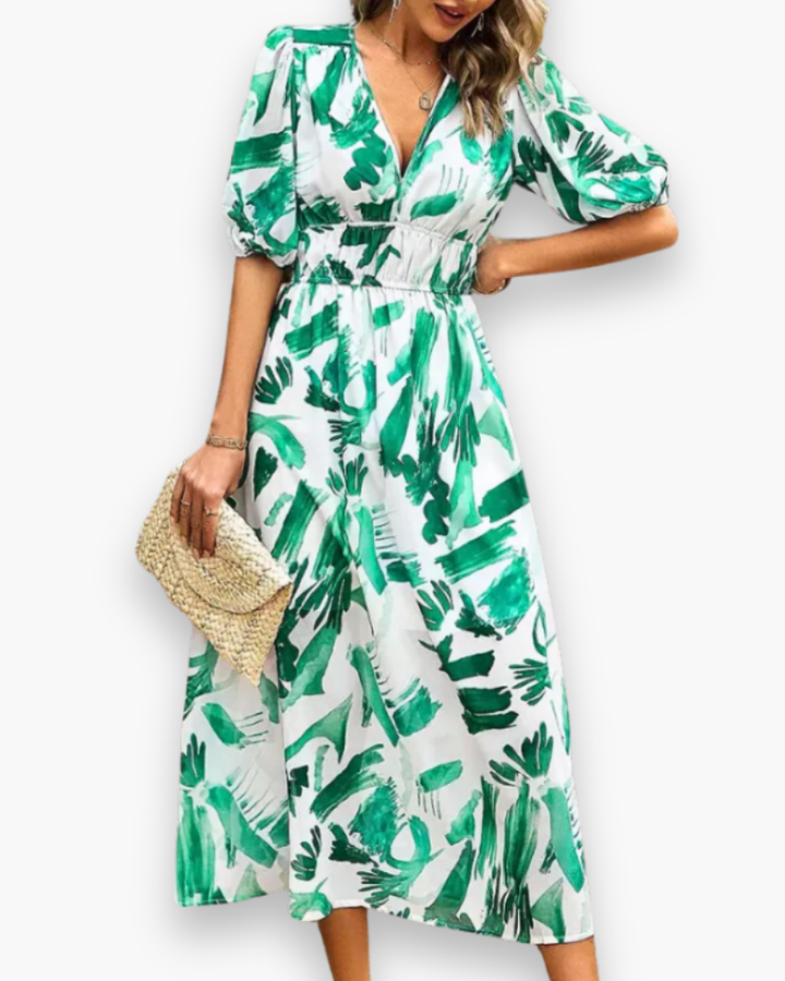 Women’s Luftiges Blumenkleid | Sommer Midi
