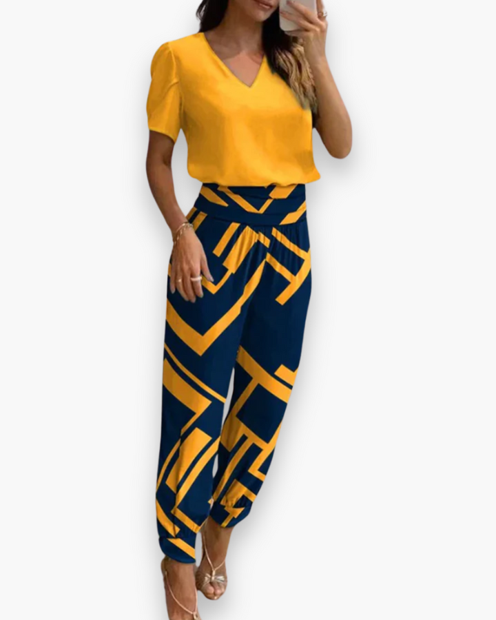 Damen Eleganter Taillierter Jumpsuit | Festlich und Vielseitig