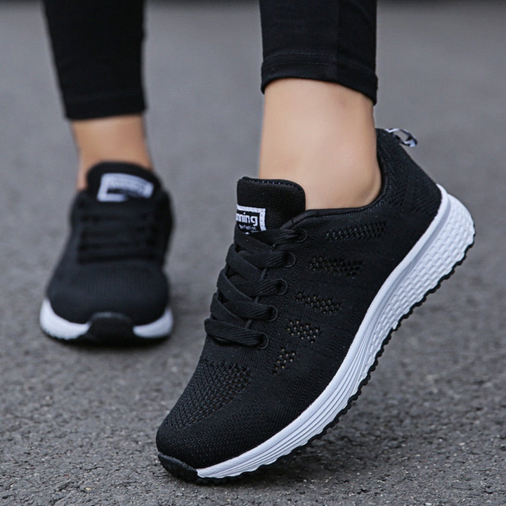 Damen Sportschuhe mit Schnürung | Leichte Fitnessschuhe für Alltag