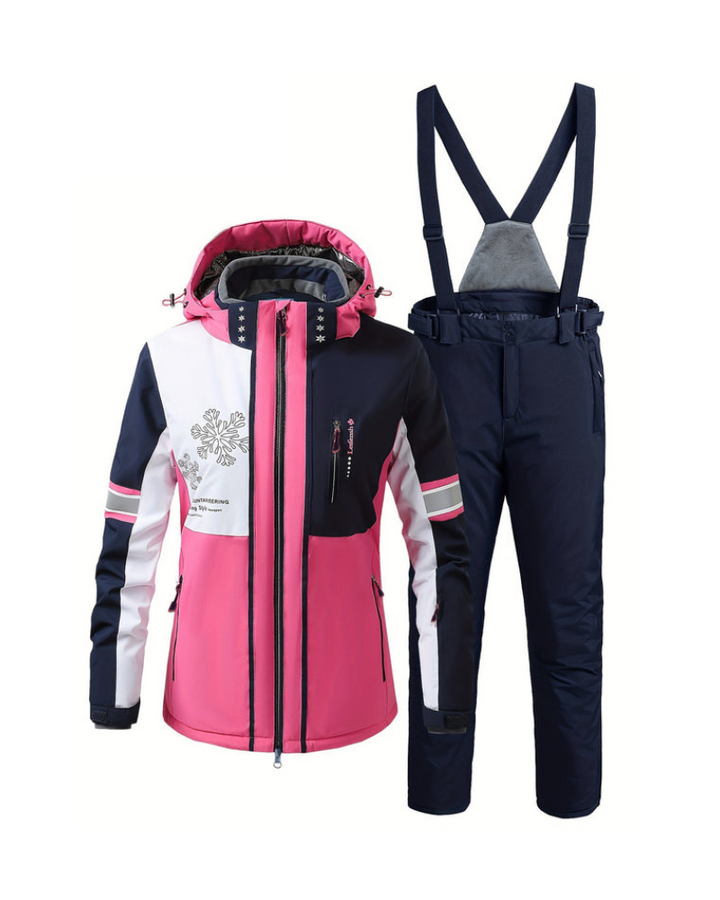 Damen Sportlicher Skianzug | Zweiteilig mit Jacke und Hose