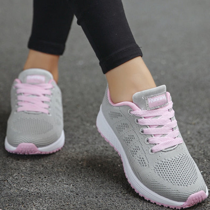 Damen Sportschuhe mit Schnürung | Leichte Fitnessschuhe für Alltag