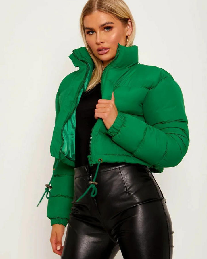 Damen Übergangsjacke Kurz Jacke | Mit Kapuze Wintertauglich