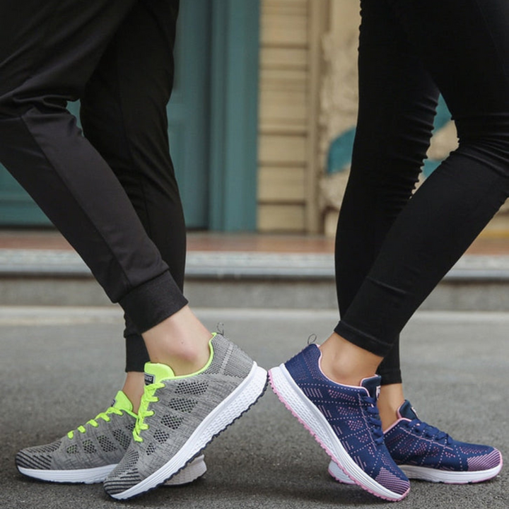 Damen Sportschuhe mit Schnürung | Leichte Fitnessschuhe für Alltag