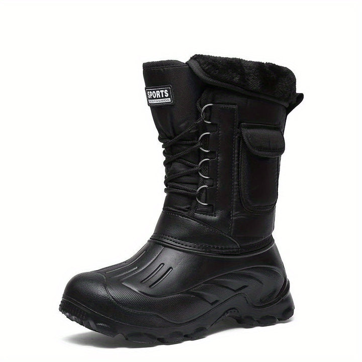 Winterschuhe Herren | Outdoor Hoher Stiefel Mit Schnürung