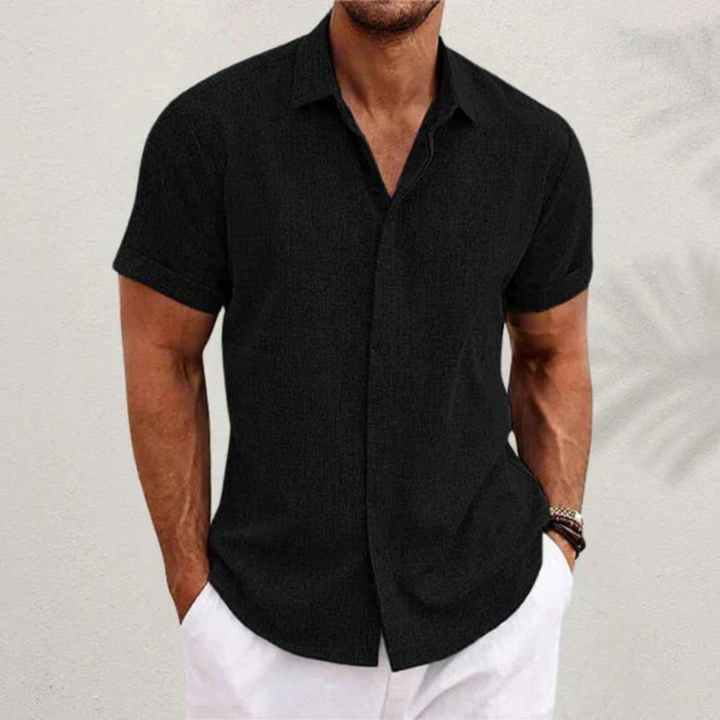 Herren Klassisches Button-up Hemd | Sommerlich Elegant