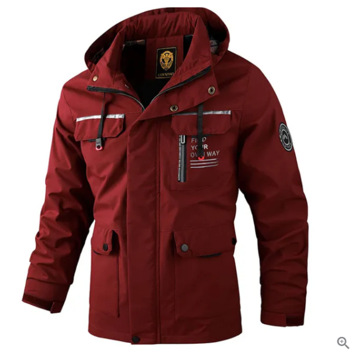 Herren Winterjacke | Kapuzenjacke Mit Taschen