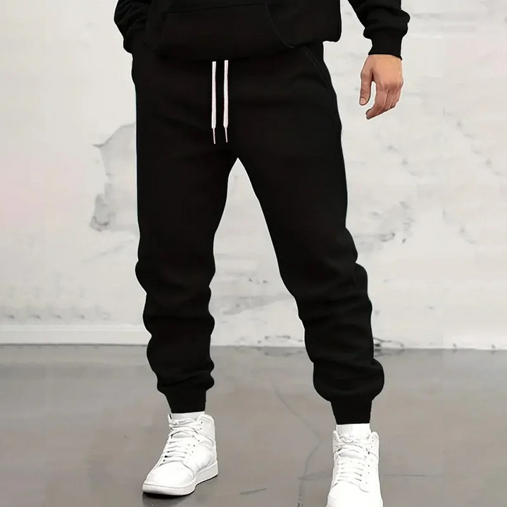 Jogginghose Herren Basic | Mit Kordelzug Und Bündchen