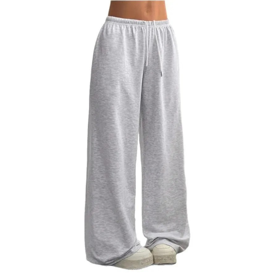 Damen Jogginghose Weites Bein | Elastischer Bund
