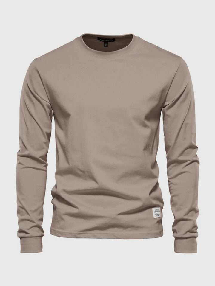 Pullover Herren Langarmshirt Rundhals | Basic Style