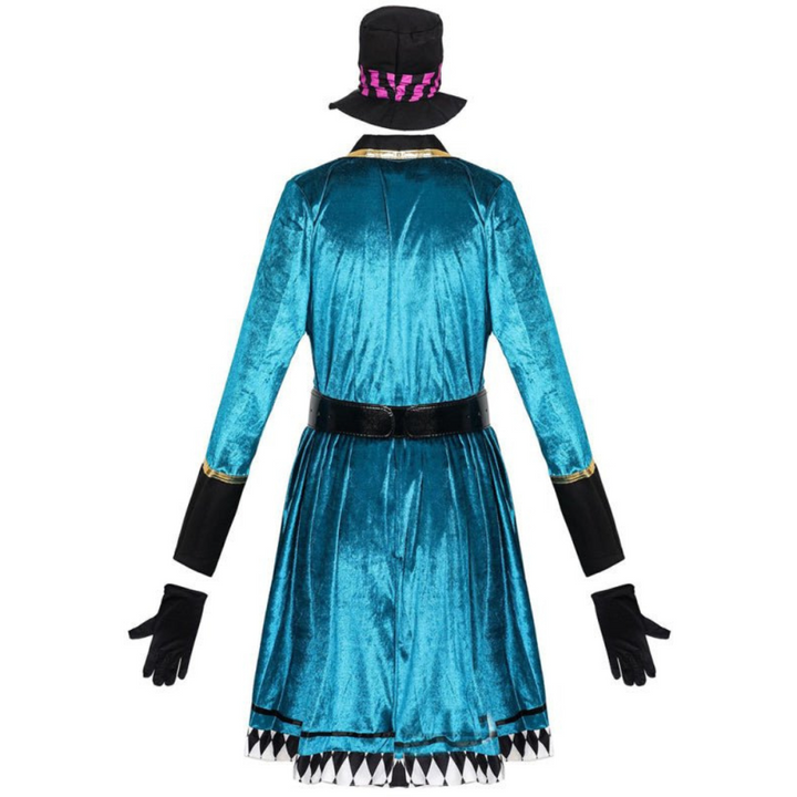 Damen Halloween Kostüm Zirkus | Jacke mit Minirock Set