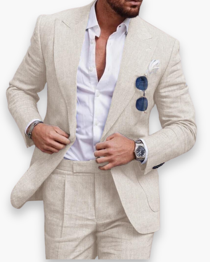 Herren Eleganter Sommeranzug | Modernes Design für Hochzeit und Büro