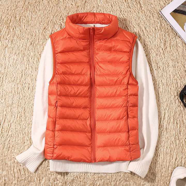 Weste Damen Leicht Gepolstert | Ärmellose Outdoor-Weste