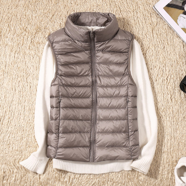 Weste Damen Leicht Gepolstert | Ärmellose Outdoor-Weste