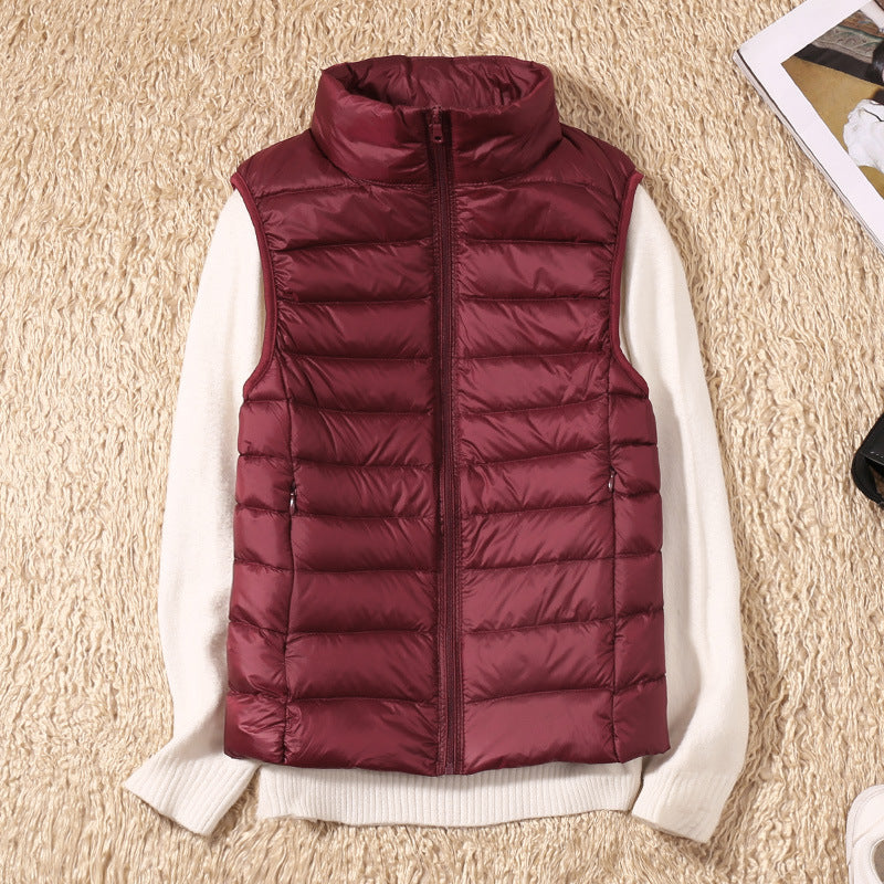 Weste Damen Leicht Gepolstert | Ärmellose Outdoor-Weste