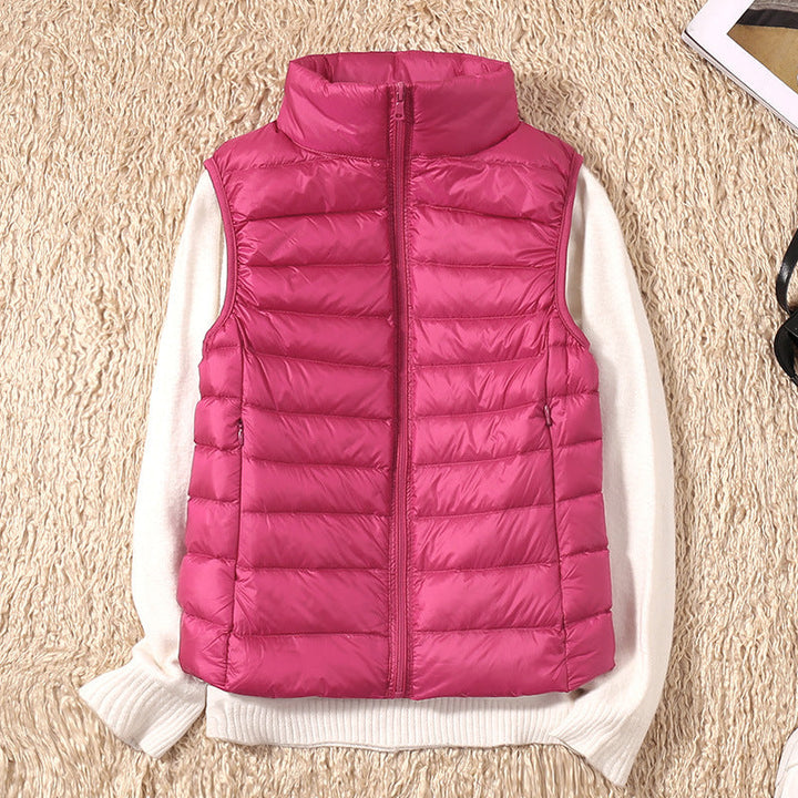 Weste Damen Leicht Gepolstert | Ärmellose Outdoor-Weste