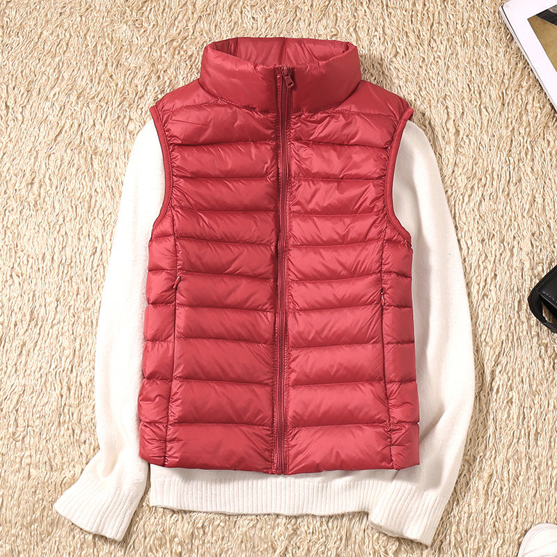 Weste Damen Leicht Gepolstert | Ärmellose Outdoor-Weste