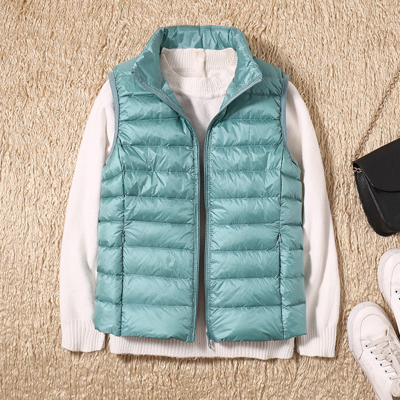 Weste Damen Leicht Gepolstert | Ärmellose Outdoor-Weste
