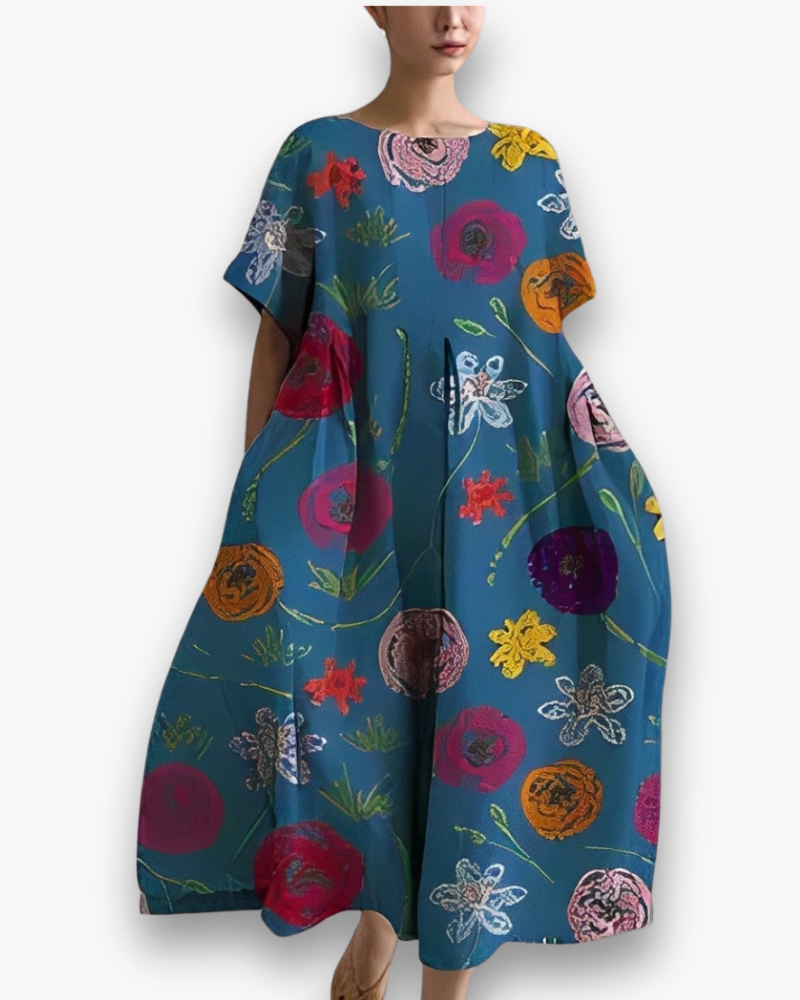 Damen Lockere Bedruckte Kleider | Maxi