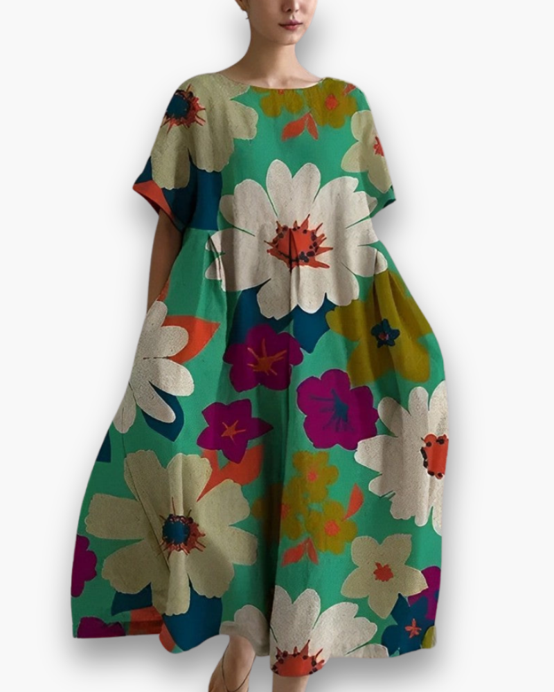 Damen Lockere Bedruckte Kleider | Maxi