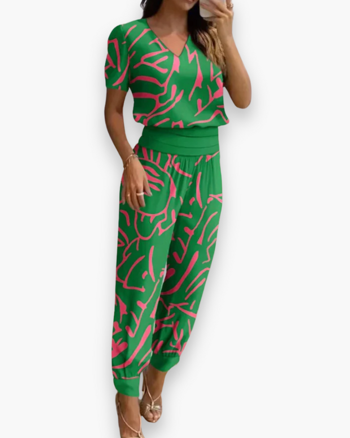 Damen Eleganter Taillierter Jumpsuit | Festlich und Vielseitig