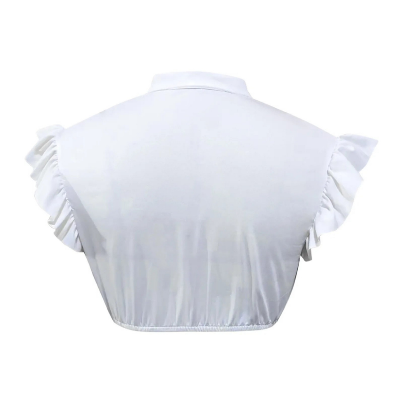 Damen Dirndl Bluse Oktoberfest | Weiß und Traditionell