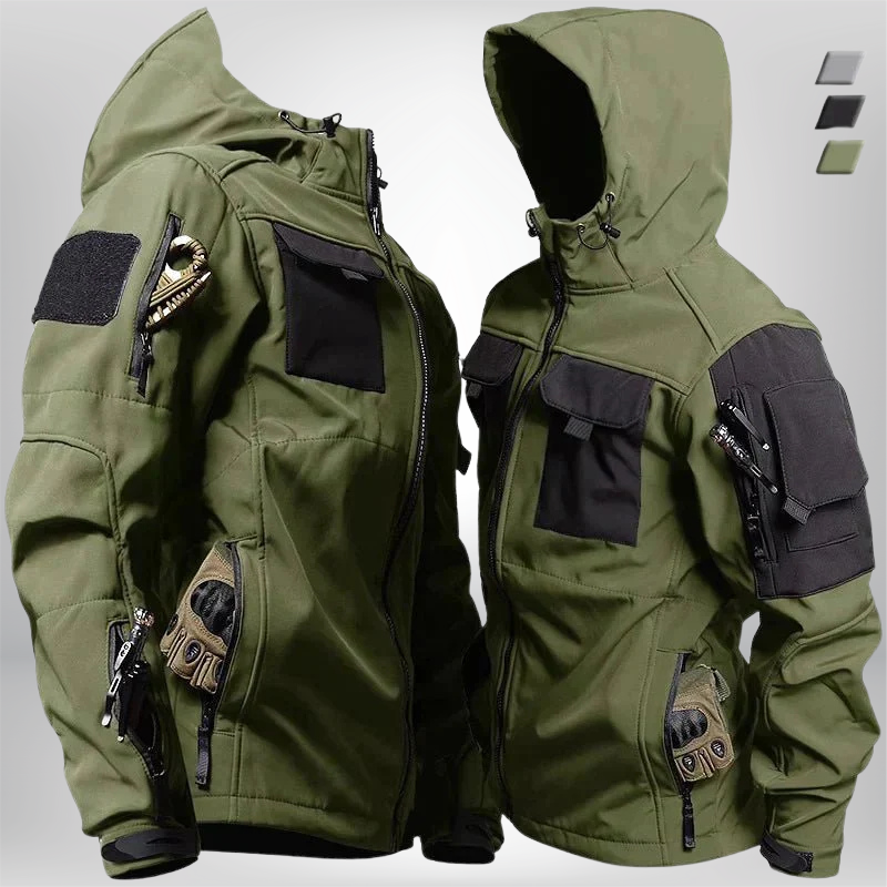 Winterjacke Herren Winddicht | Taktische Outdoorjacke
