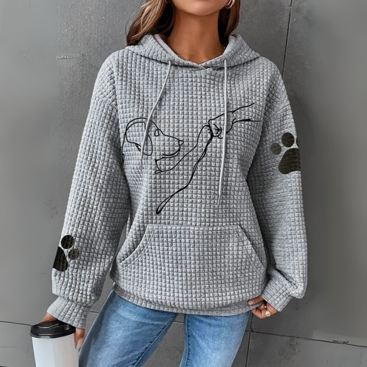 Damen Pullover | Kapuzenpullover mit Aufdruck