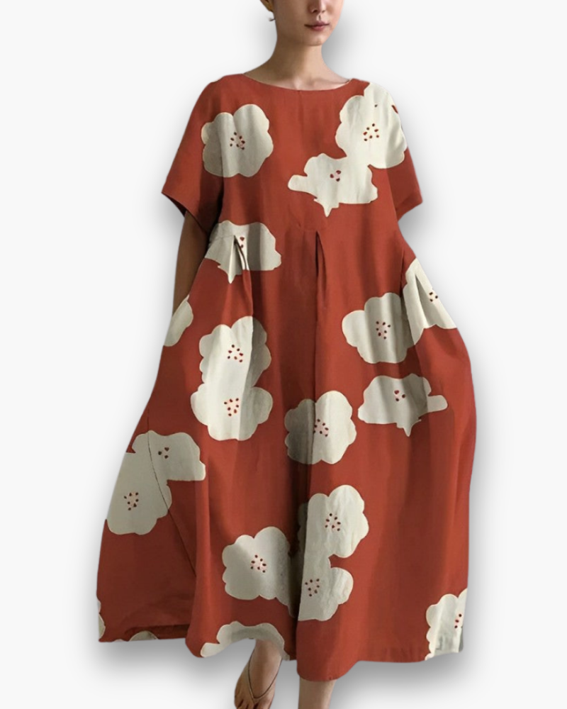 Damen Lockere Bedruckte Kleider | Maxi