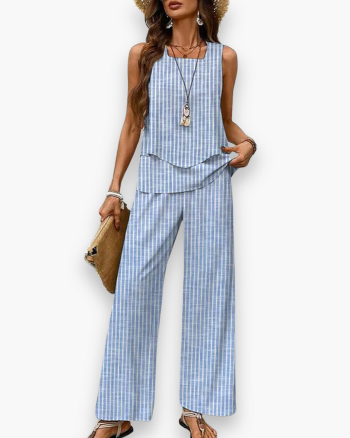 Damen Elegantes Twin Set | Zweiteiler für Sommer