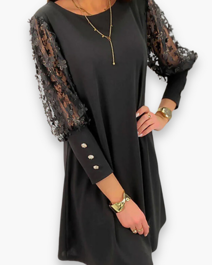 Damen Elegantes Festliches Kleid | Midi