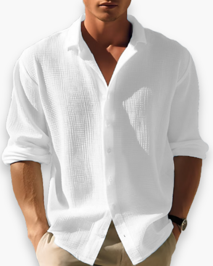 Herren Elegantes Langarm Hemd | Vielseitig