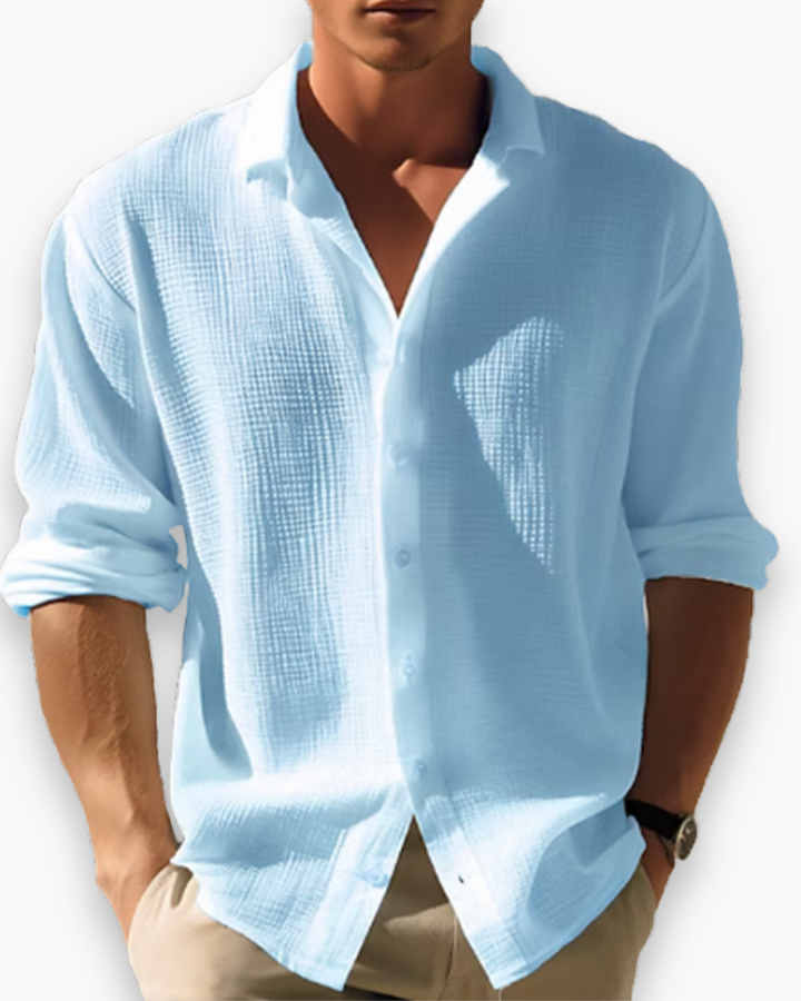 Herren Elegantes Langarm Hemd | Vielseitig