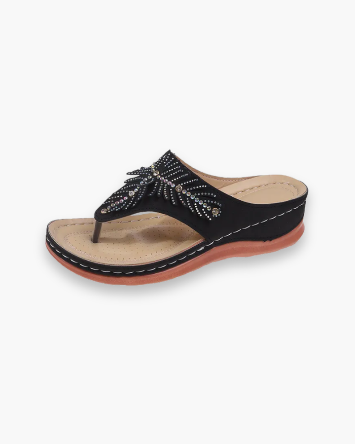Damen Glitzer Stilvolle Sandalen | Flip-Flop