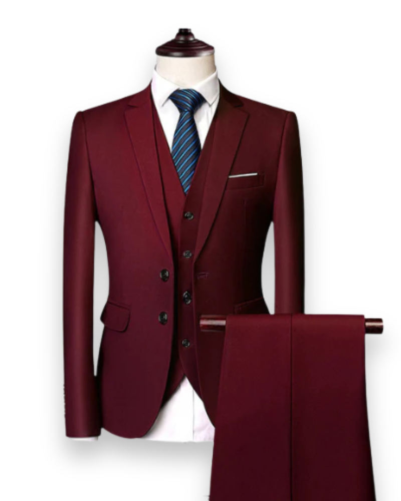 Herren Maßgeschneiderter Anzug 3-teilig | Modern & Elegant für Hochzeit & Anlass