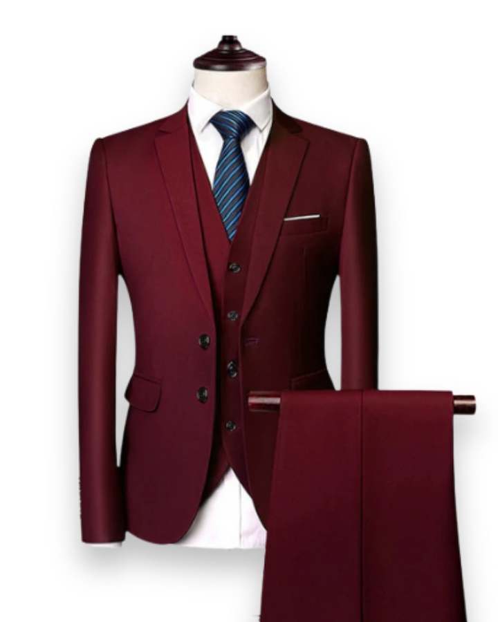 Herren Maßgeschneiderter Anzug 3-teilig | Modern & Elegant für Hochzeit & Anlass