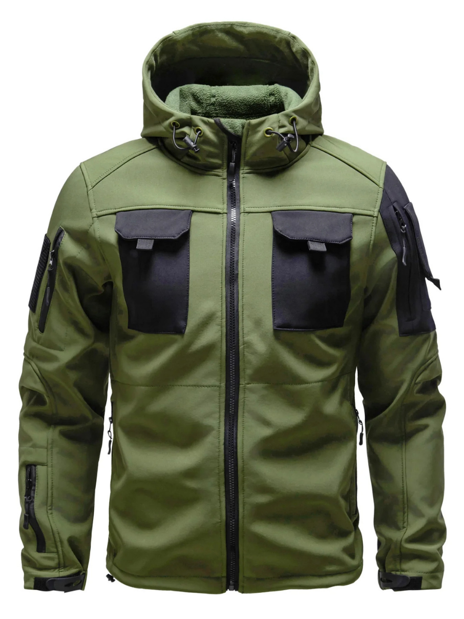 Softshell Jacke Herren | Mit Brusttaschen Und Kapuze