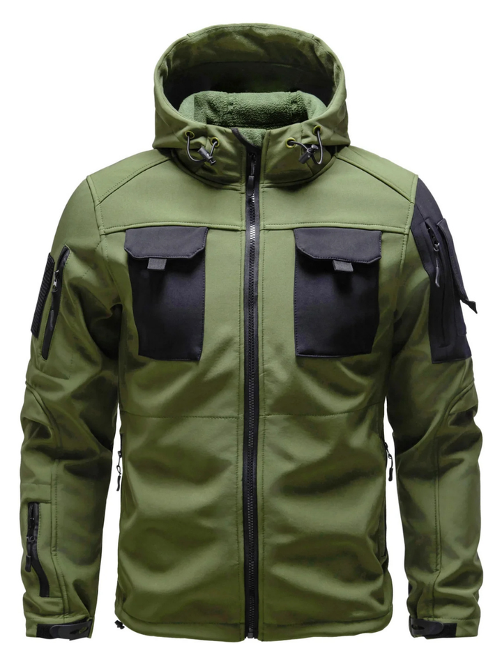 Softshell Jacke Herren | Mit Brusttaschen Und Kapuze
