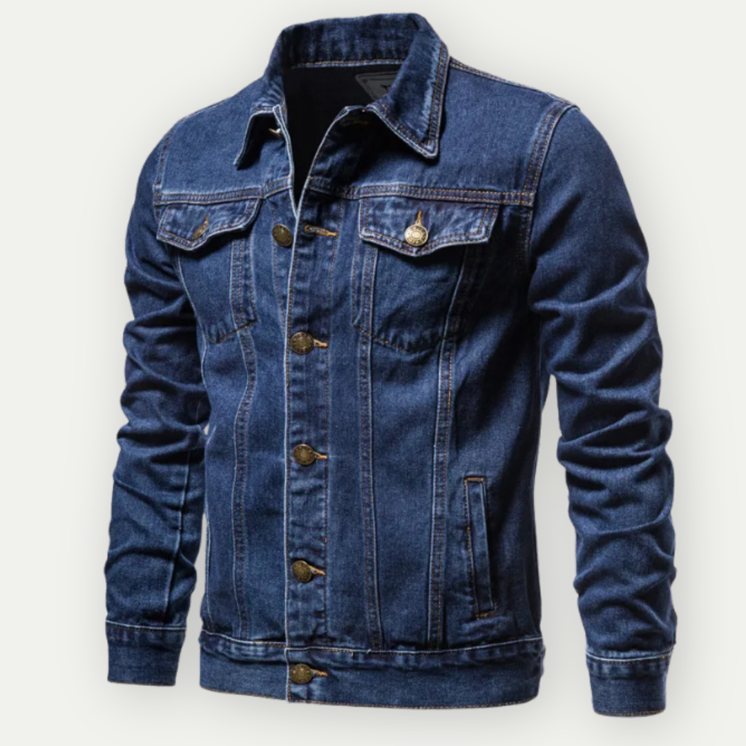 Herren Klassische Übergangsjacke | Trucker-Stil Jeanslook