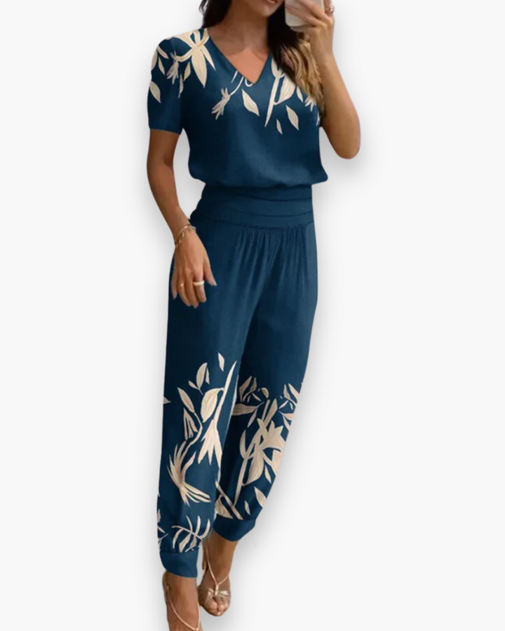 Damen Eleganter Taillierter Jumpsuit | Festlich und Vielseitig