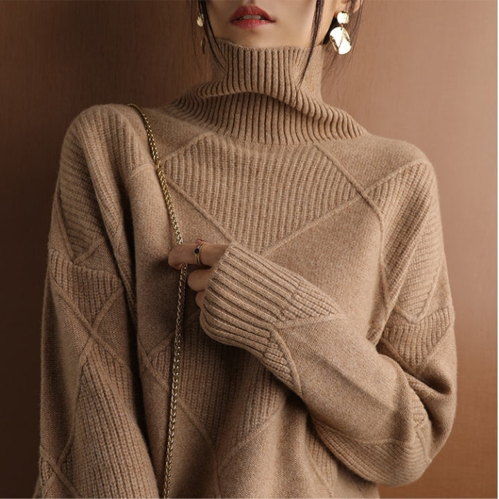 Rollkragen Pullover Damen Strick | Oversize & Weich