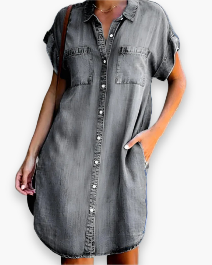 Damen Elegantes Mini Kleid | Klassisch